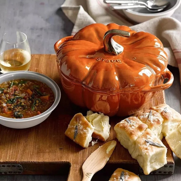 Кокот 12,2см. корица керамический Тыква