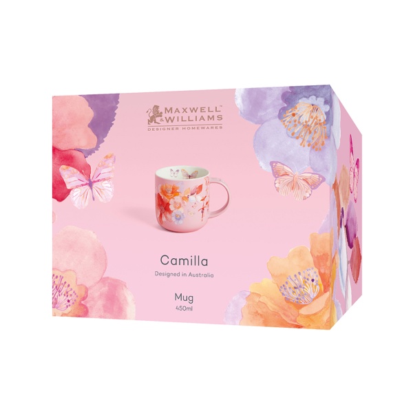 Кружка 0,45л розовая Camilla