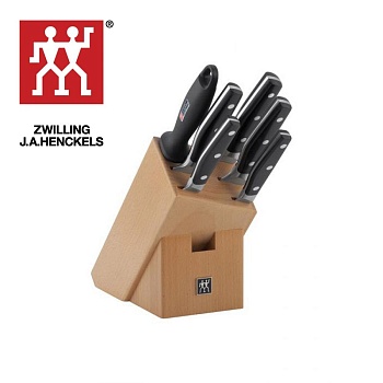 Набор ножей 6 предметов с подставкой Twin Profection