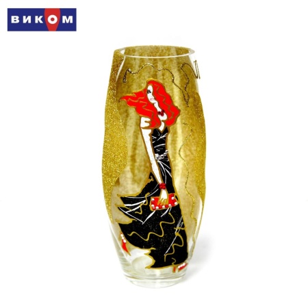 Ваза, высота 30см., Кристальная линия