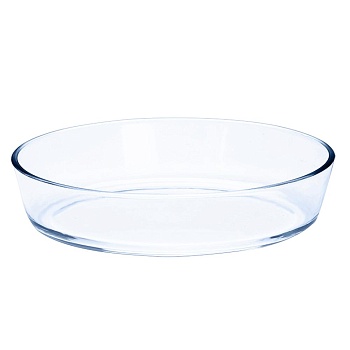Лоток для выпечки овальный 30*21см. стекло 2,2л.