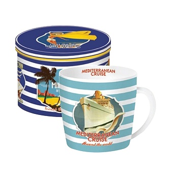 Кружка 350мл. Cruise в жестяной банке