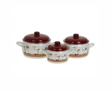 Набор кастрюль 6 предметов Повара