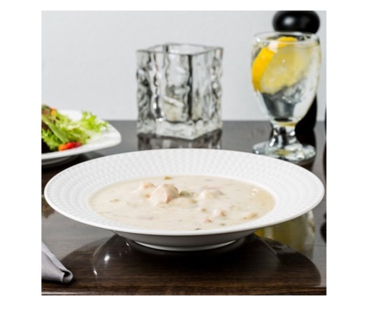 Тарелка суповая 24см. Satinique