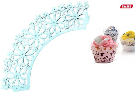 Украшение для кекса бумаж 10шт 5*8см.