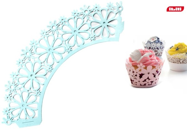 Украшение для кекса бумаж 10шт 5*8см.