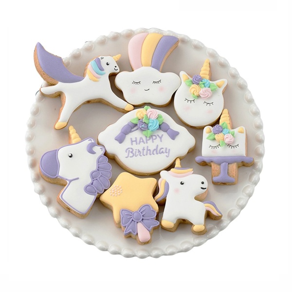 Форма для печенья 8 штук Единорог