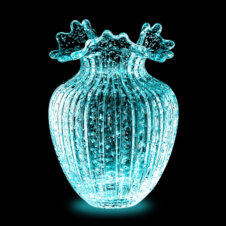 Ваза флуоресцентная 21*13 см Шар