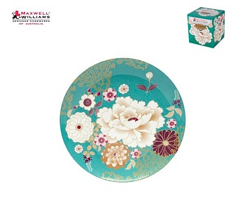 Тарелка 20см. бирюза Кимоно