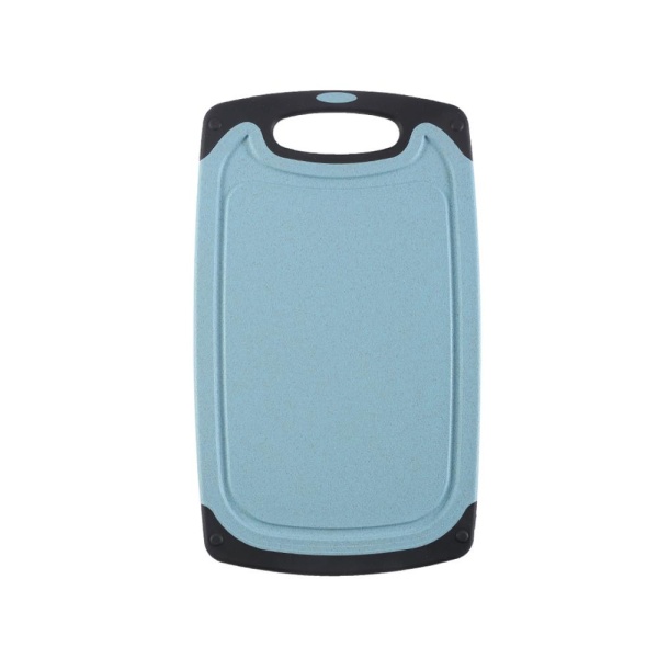 Доска пластиковая 40*24*0,5см голубая, терка чеснок