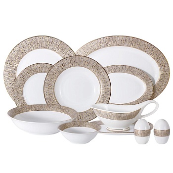 Сервиз столовый 27 предметов 6 персон Луксор