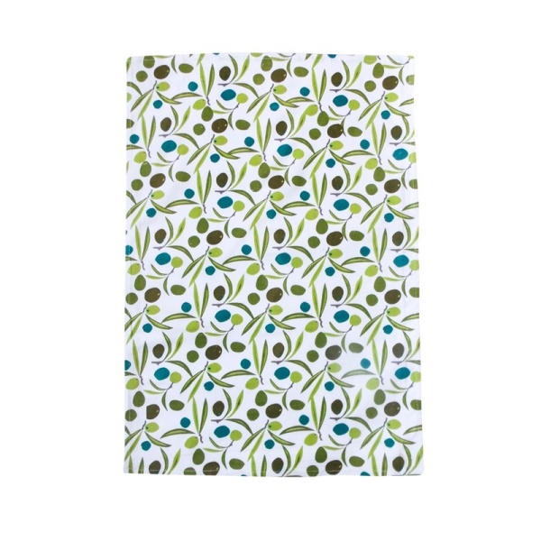 Полотенце 40*60см. хлопок Оливки белые