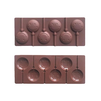 Форма для леденцов 6 ячеек 23,5*9,5см Смайл