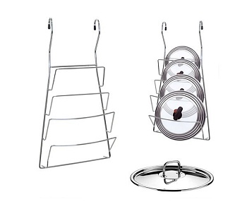 Подставка для крышек 20*37см. рейлинг
