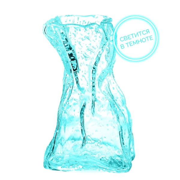 Ваза флуоресцентная 18*10 см Кулек