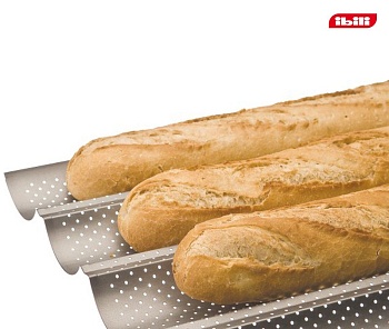 Форма для багетта 4 ячейки 38*33см.