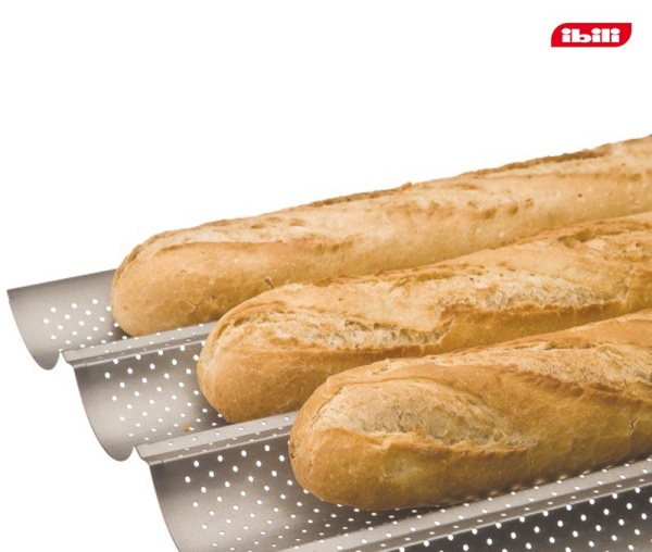 Форма для багетта 4 ячейки 38*33см.