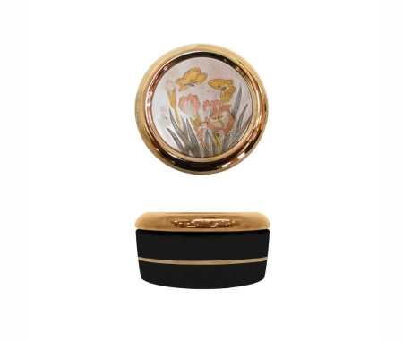 Шкатулка 7,5см. Ирисы