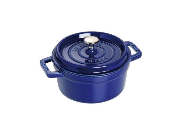 Кокот круглый, темно-синий 20см. 2,2л.