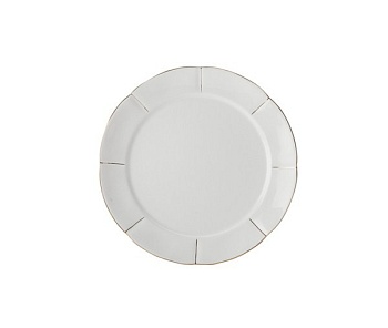 Тарелка 19см. белая Свежее дыхание