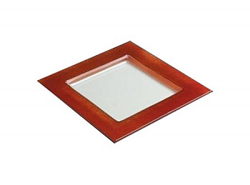 Блюдо 25*25см. Red Border