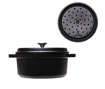 Кокот черный 24см