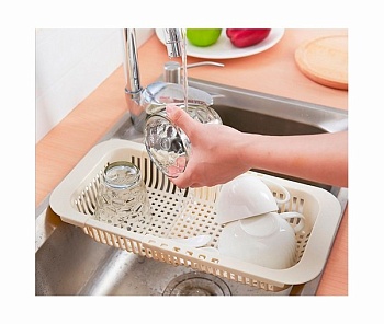 Сито раздвиж для раковины 30-39см*8см