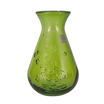 Ваза 20см, зеленая Citron Breeze
