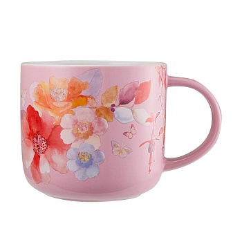 Кружка 0,45л розовая Camilla