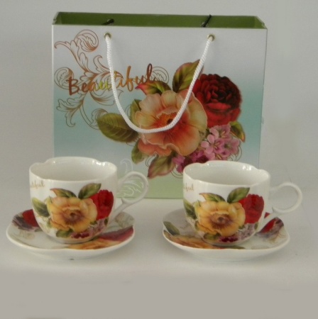 Чайные пары 2 персоны Цветы