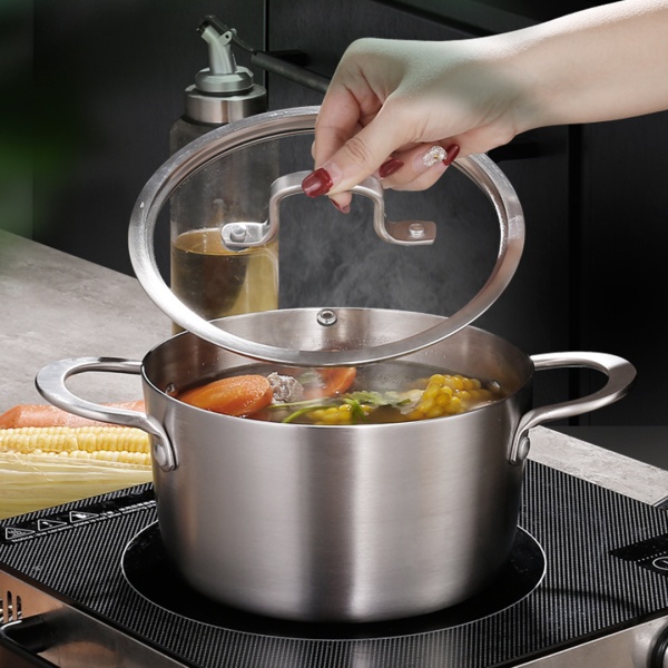 Кастрюля 24 см.5,8л с крышкой Tree