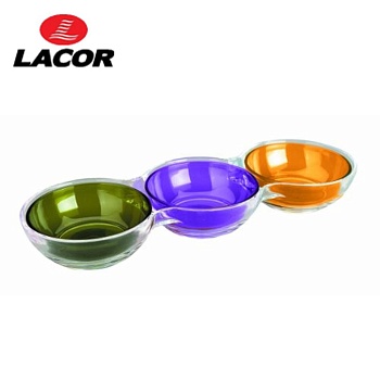 Менажница 3 отделения 40*14*5см. акрил