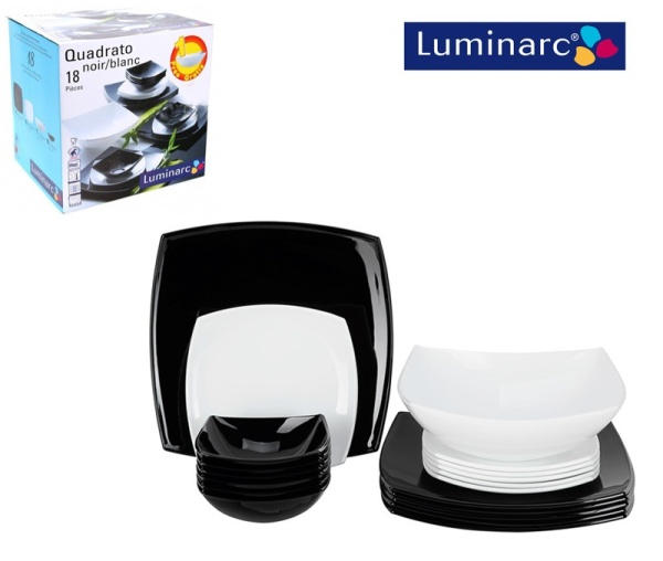 Сервиз столовый 19 предметов 6 персон Quadrato