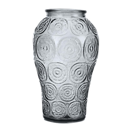 Ваза 24*15 см серая Lalique