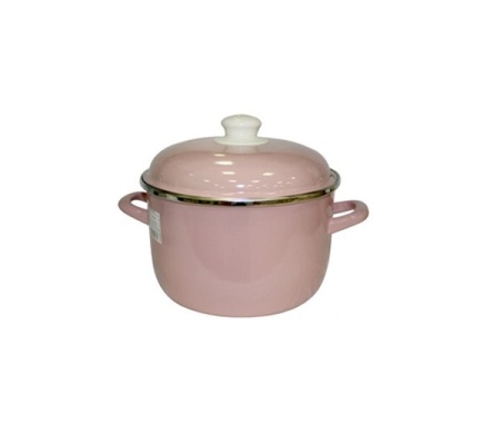 Кастрюля 3л. розовая Азалия