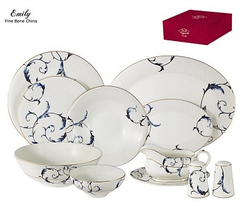 Сервиз столовый 27 предметов 6 персон Элегия