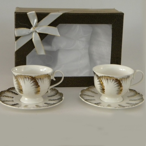 Чайные пары 2 персоны Золото