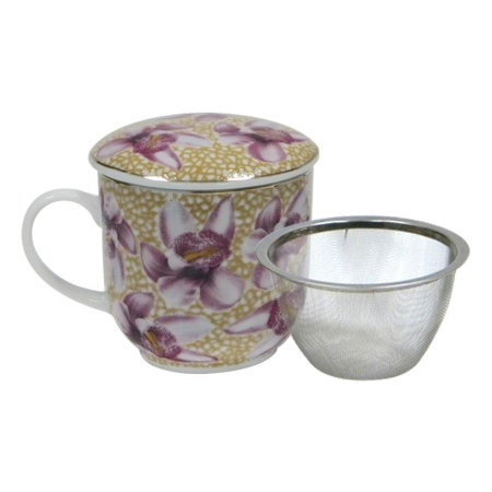 Кружка заварочная 300мл, Орхидея