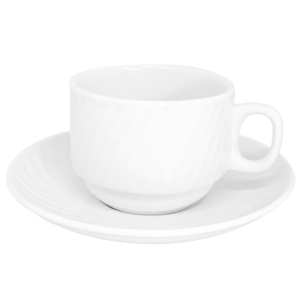 Чайная пара 190мл квадратная Trianon