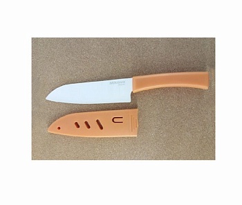 Нож универсальный, 15см. белый, чехол. оранж Stick