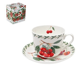 Бульонница 2 предмета 0,48л. Вишня