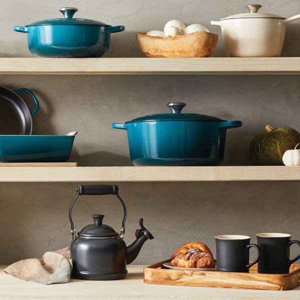 Кокот 24см 4,2л бирюзовый