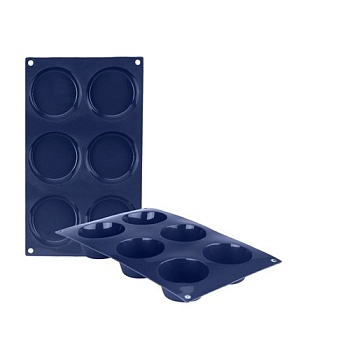 Форма для выпечки 6 ячеек Blueberry