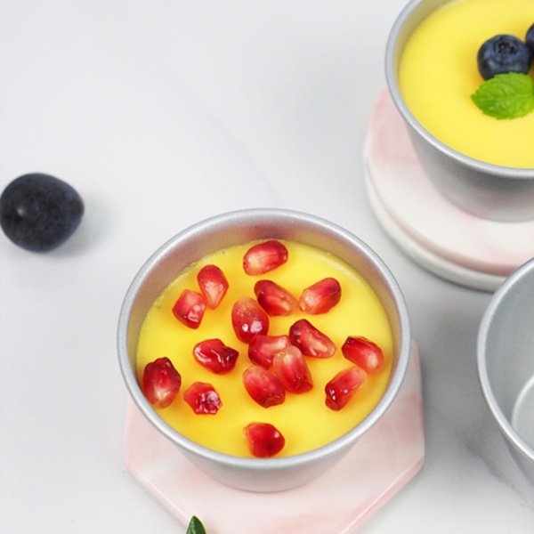 Форма для пудинга 8*4см. антипригарная серая