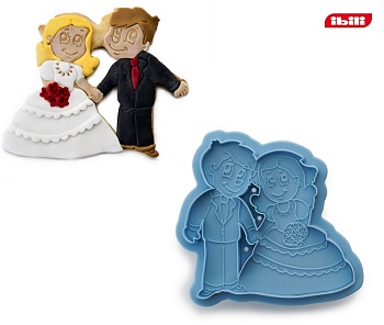 Форма для печенья 13*11см. Жених и невеста