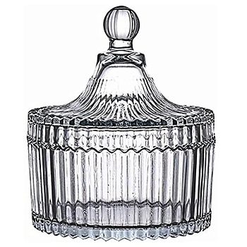 Сахарница стекло с крышкой 13,5*16см