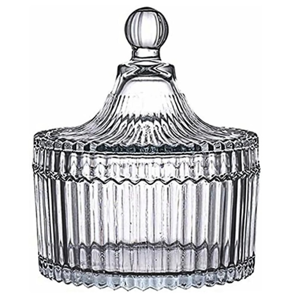 Сахарница стекло с крышкой 13,5*16см