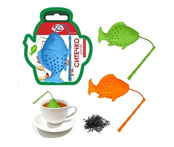 Ситечко для чая силикон Рыбка