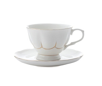 Чайная пара 0,25л. белый, Свежее дыхание