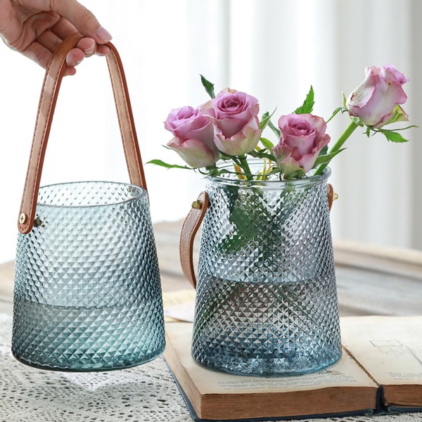 Ваза 16*13 см, серая Сумка